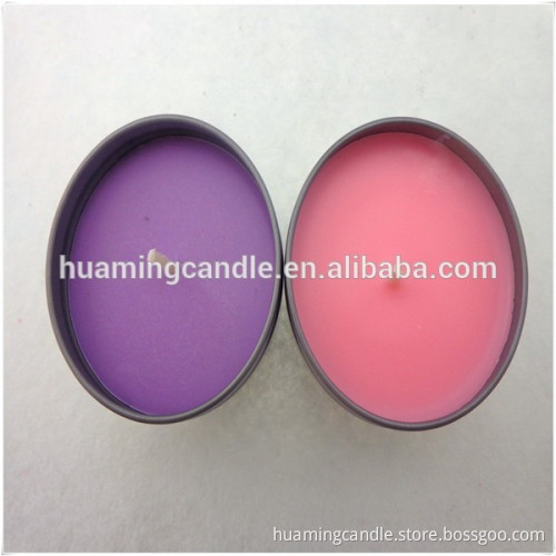 yellow birthday candle tea light candle made in China factory